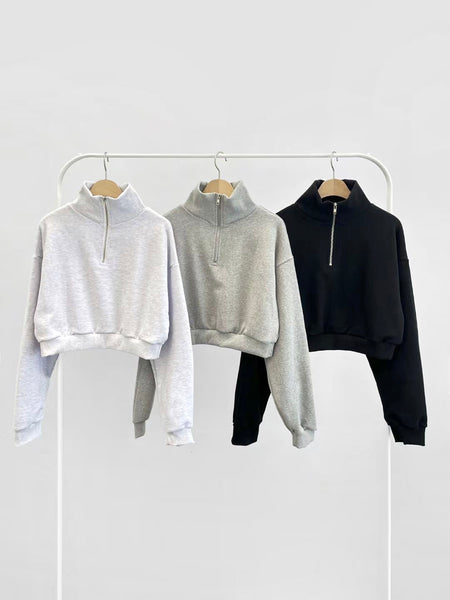 預訂｜Half Zip Crop Crew