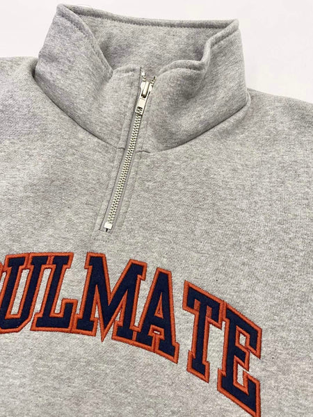 Soulmate Half Zip Oversize Crew